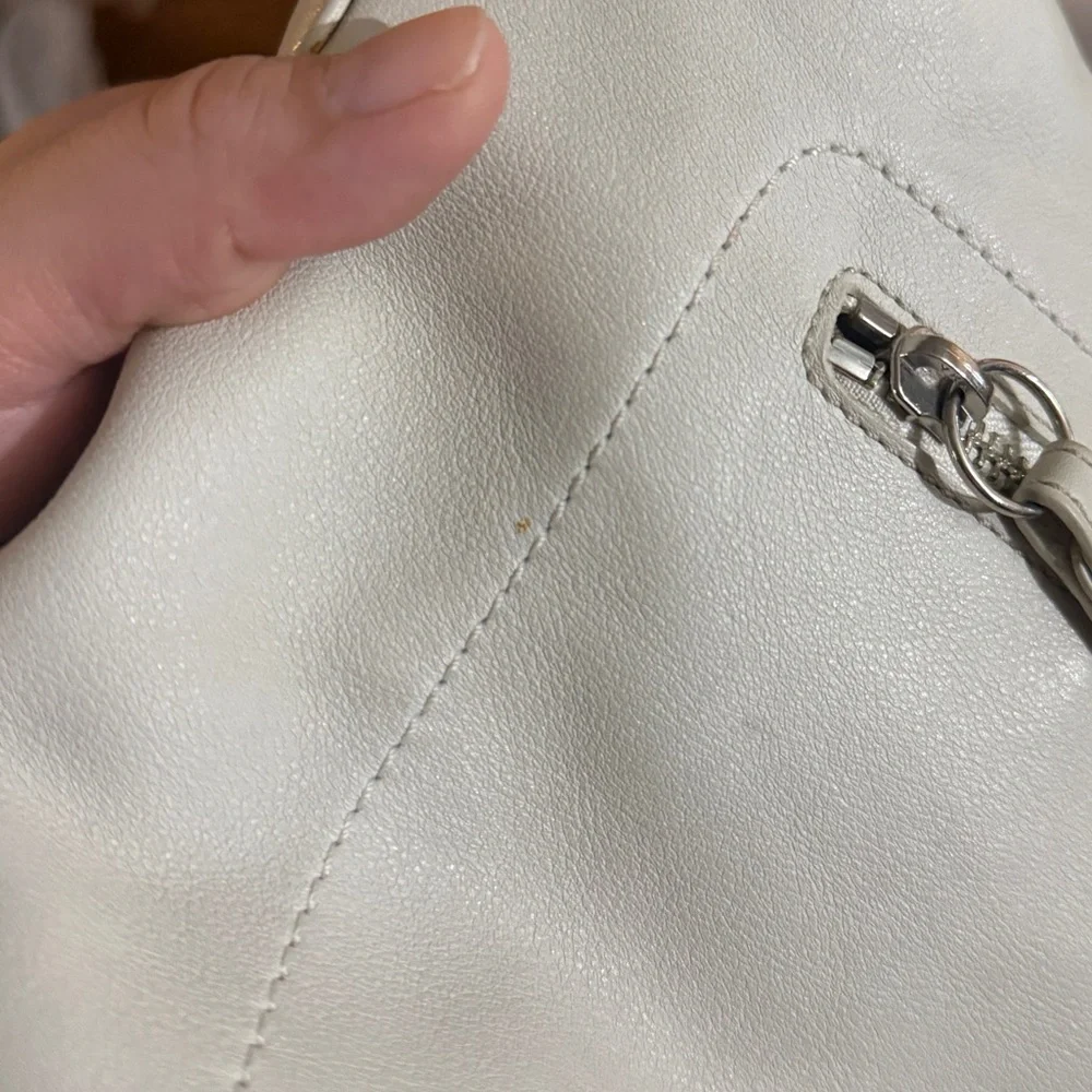 Vintage Y2K Coach East West Slouchy Shoulder Bag Leather Silver Hardware 1417